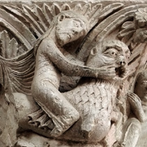 Samson-Darstellungen in der Bildenden Kunst: 1140-1140, Bauschmuck Sainte-Marie-Madeleine