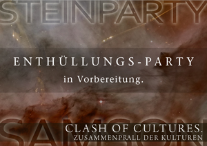 Flyer: Enthüllungs-Party